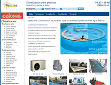 Tablet Screenshot of ingerclima.com